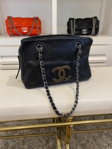 Chanel Chanel Matelasse Diana 22 Bag 94's Lambskin Black X Metal Fittings  Gold A01164 2692719 G Card