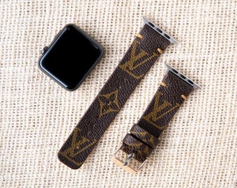 etsy louis vuitton apple watch strap