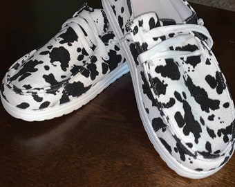 canvas printed shoes