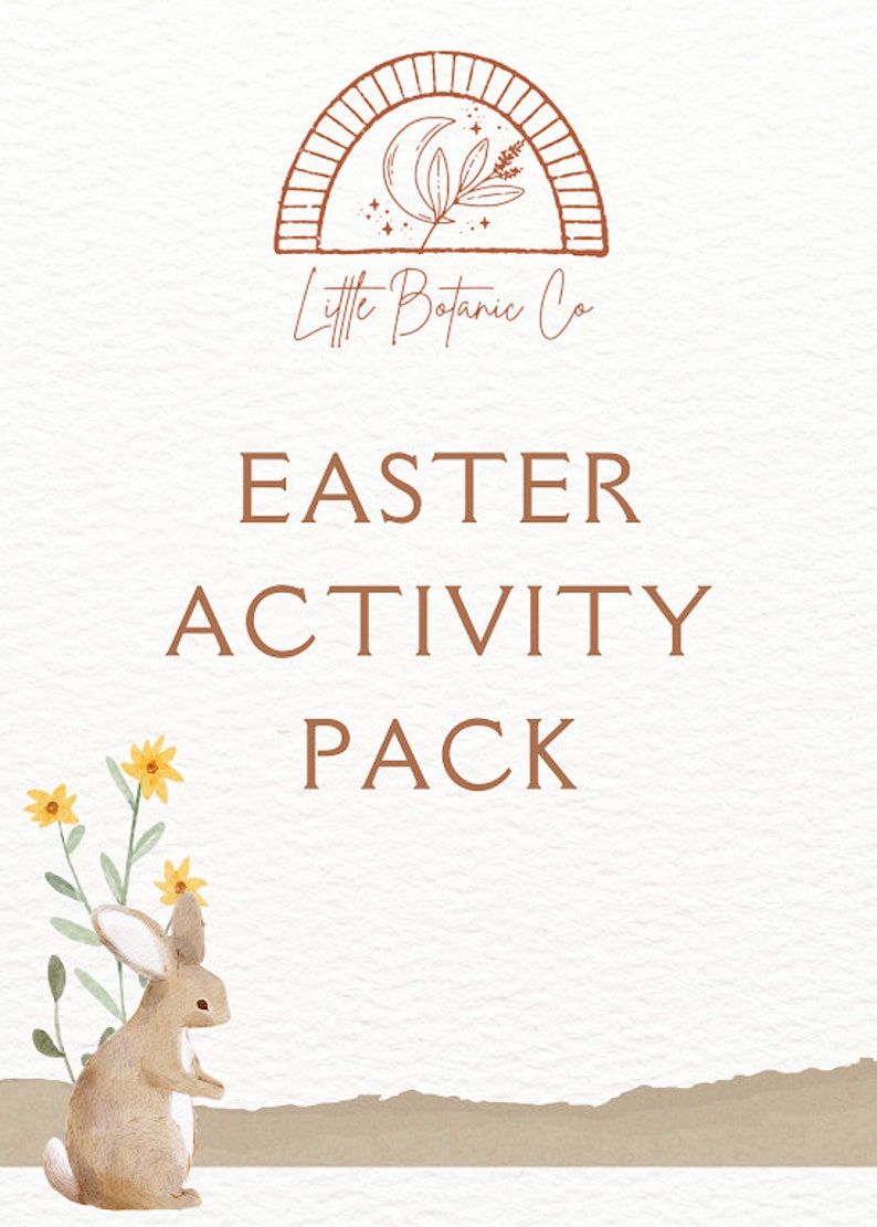 Printable Easter Activity Pack, Nature Crafts, Activities and Scavenger ...