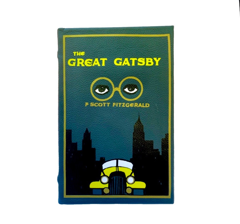 The Great Gatsby Custom Leather Bound, The Great Gatsby Leather Bound Book