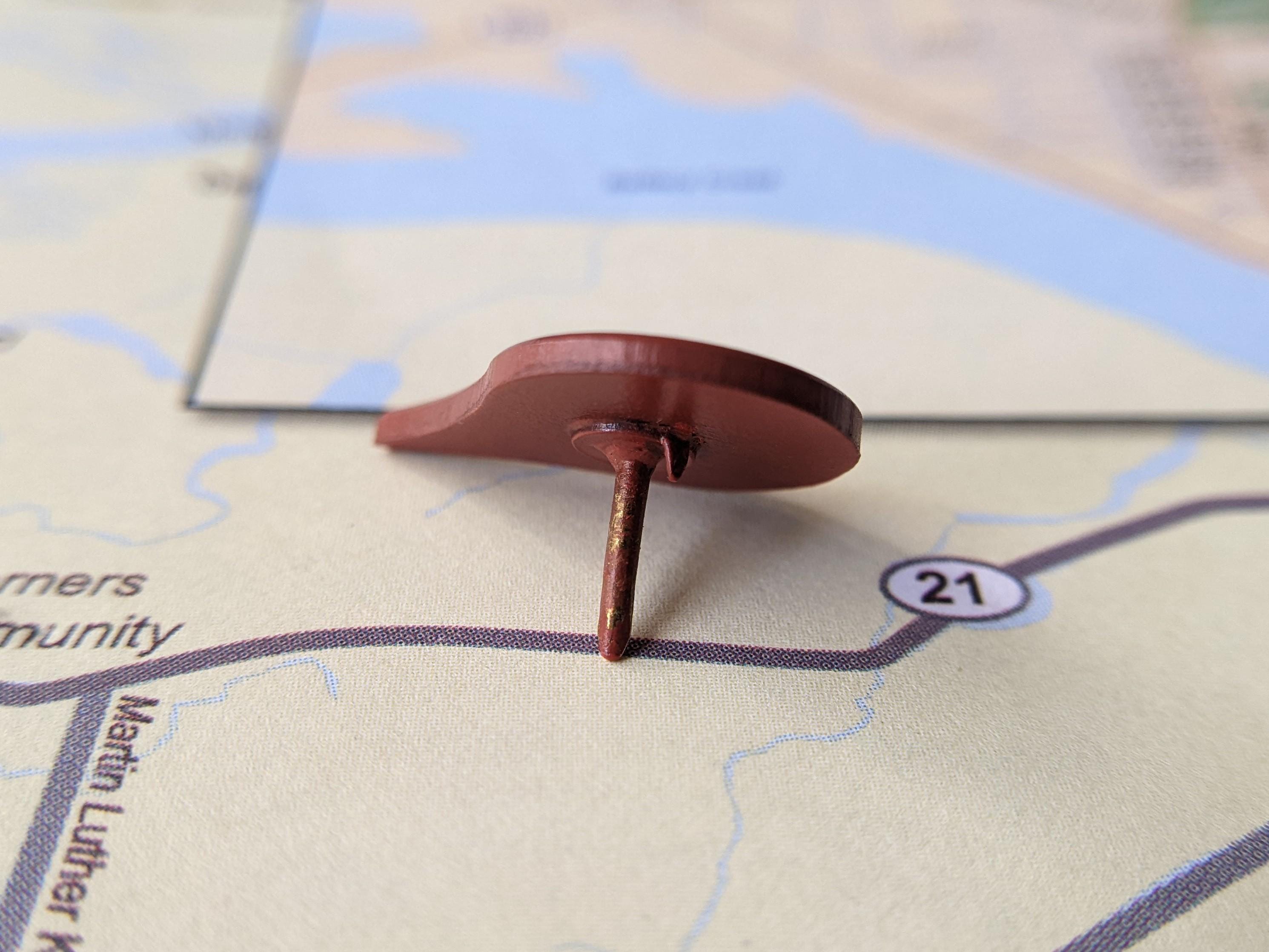 Land Map Pin Map Pin Location Marker Enamel Pin - Etsy