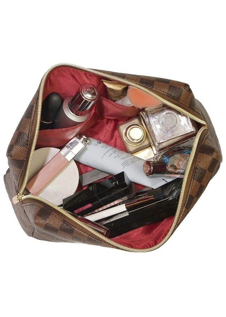 Makeup Bag/ Designer Inspired Bag/ Dupe bag/ Luxury Makeup Etsy