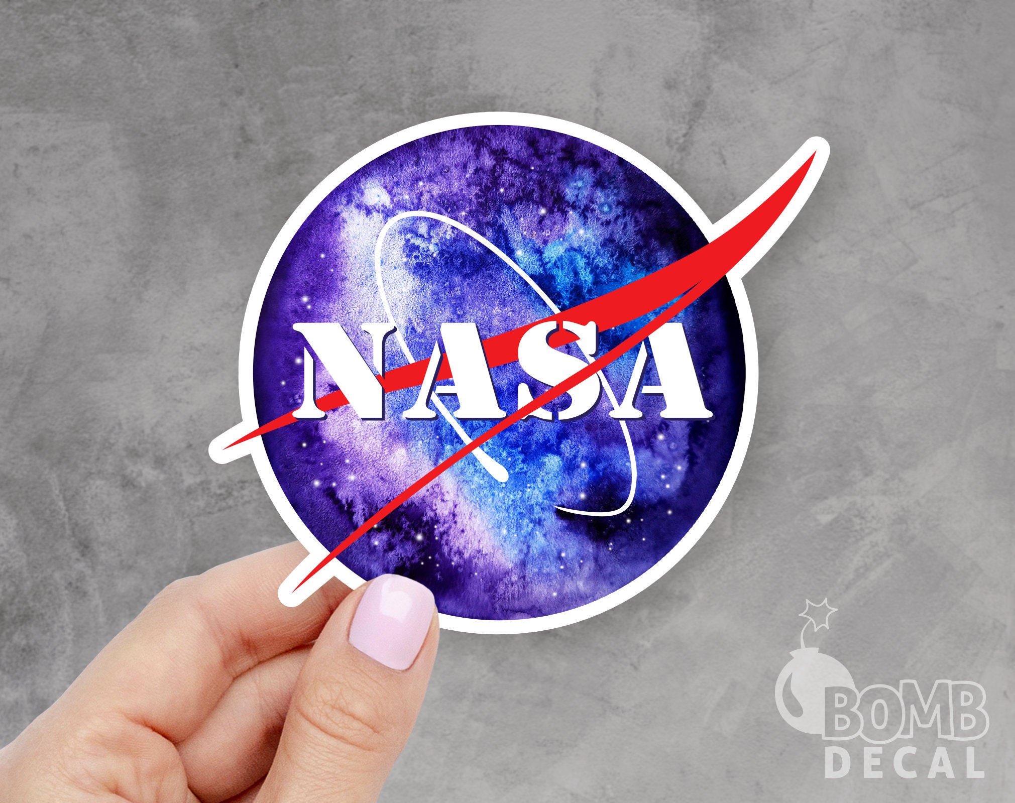 Nasa Space Sticker NASA Sticker Space Sticker United States Etsy