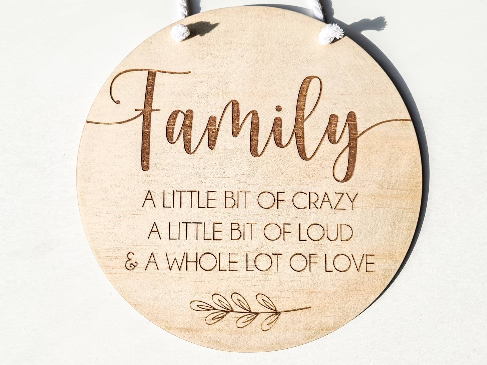 Family Meaning Plaque Home Quote Family Quote Home Decor Etsy