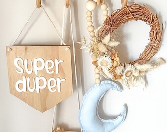 Super Duper| Banner | Wood Plaque |