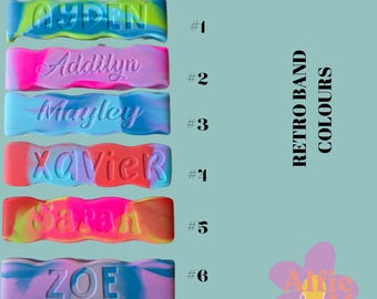 Retro Drink Bottle Bands | Back To School | Name Tag