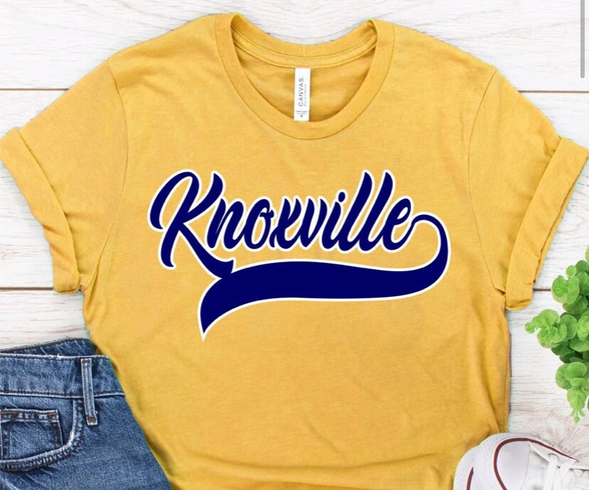 Yellow Knoxville TShirt Free Shipping Etsy
