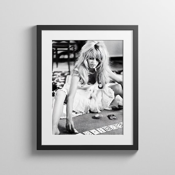 Brigitte Bardot Poster Brigitte Bardot Playing Cards Vintage Photo Wall Art Brigitte Bardot Poster Brigitte Bardot Playing Cards Vintage Photo Wall Art