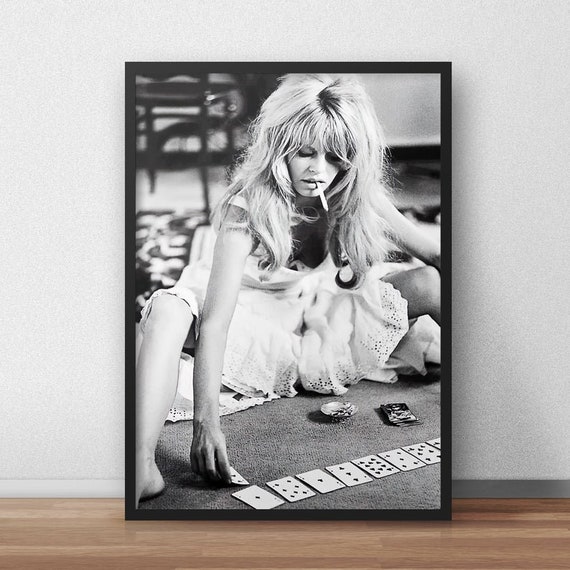 Brigitte Bardot Poster Brigitte Bardot Playing Cards Vintage Photo Wall Art Brigitte Bardot Poster Brigitte Bardot Playing Cards Vintage Photo Wall Art