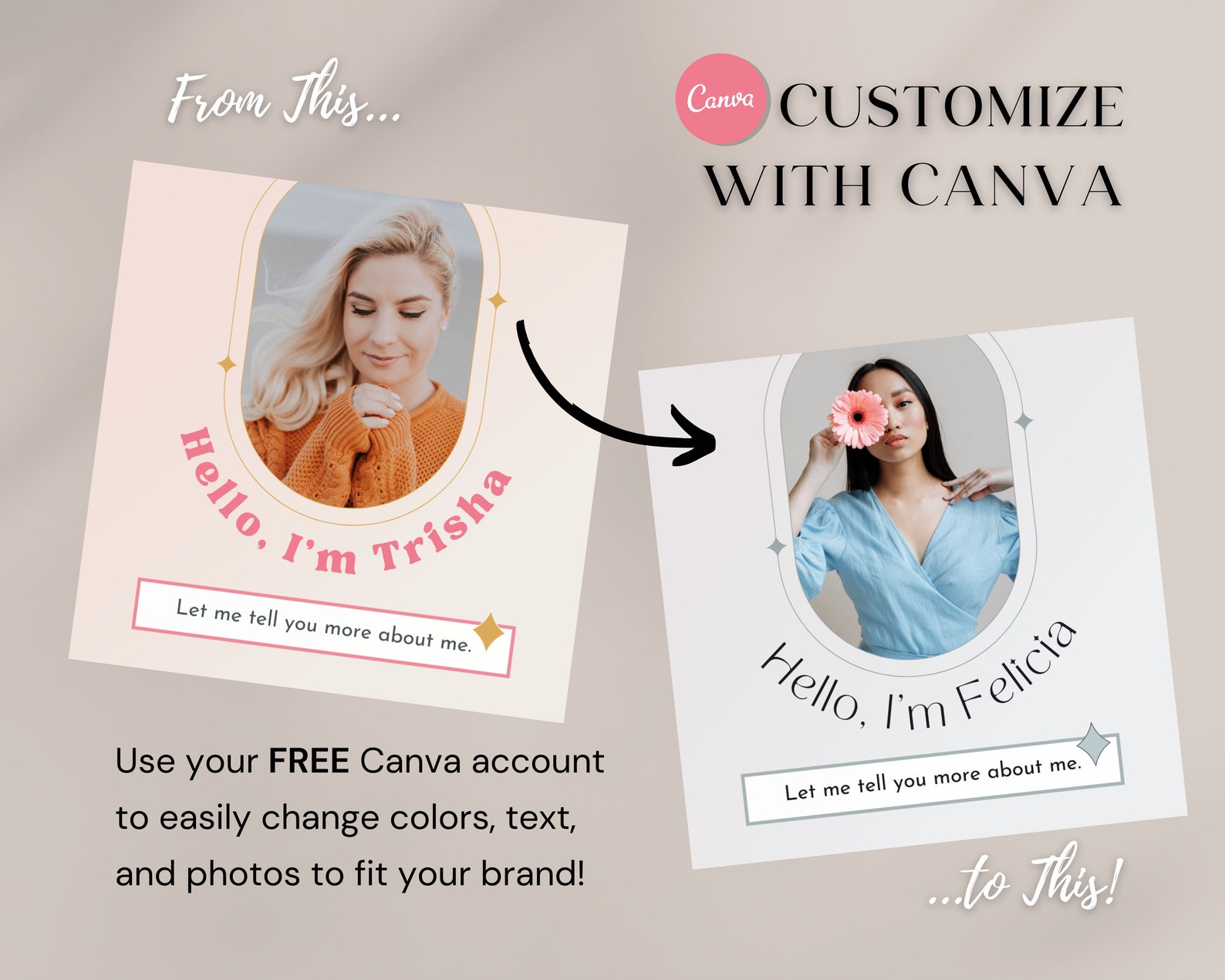 Instagram Carousel Template for Business Coaches | Business Coach Pink ...