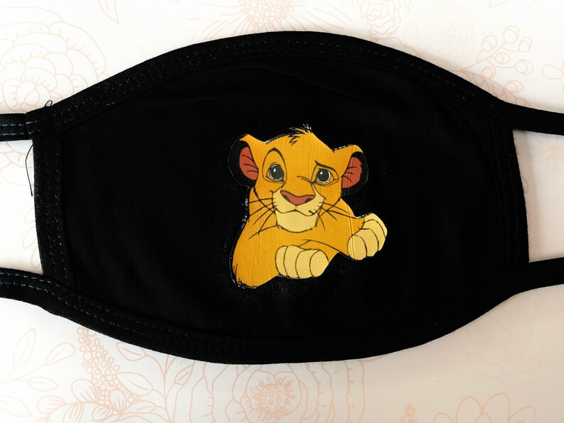 Simba Face Mask Etsy