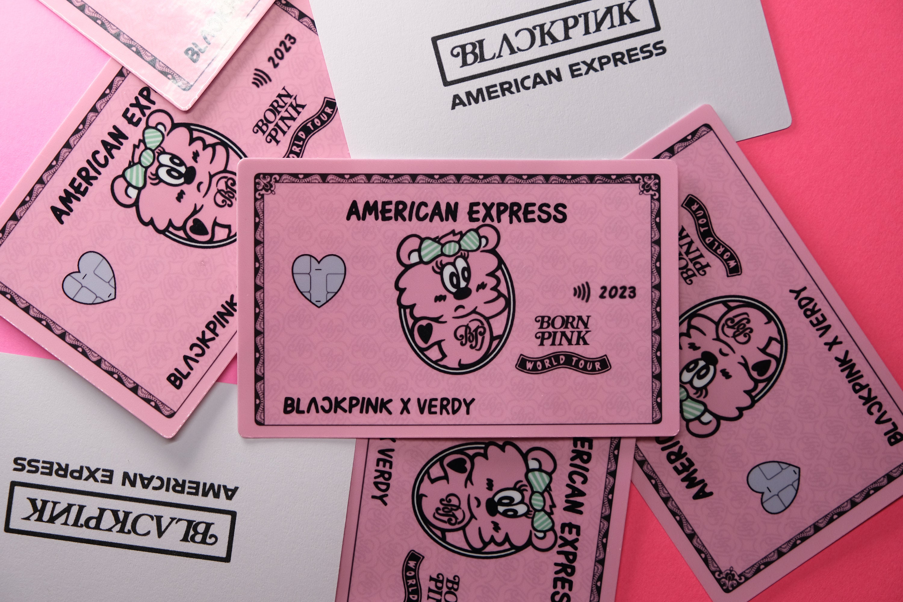 Blackpink X Verdy Pop-up AMEX Credit Card Sticker FANMADE - Etsy