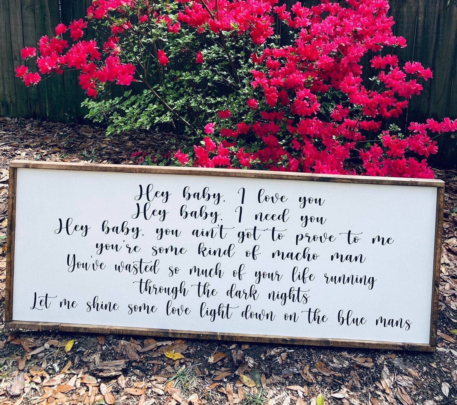 Hey Baby I Love You Hey Baby I Need You Wooden Sign Over Etsy Hey Baby I Love You Hey Baby I Need You Wooden Sign Over Etsy