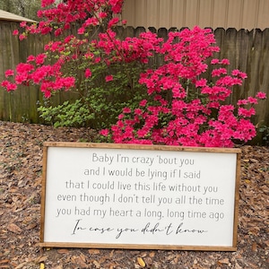 In case you didn’t know wooden sign