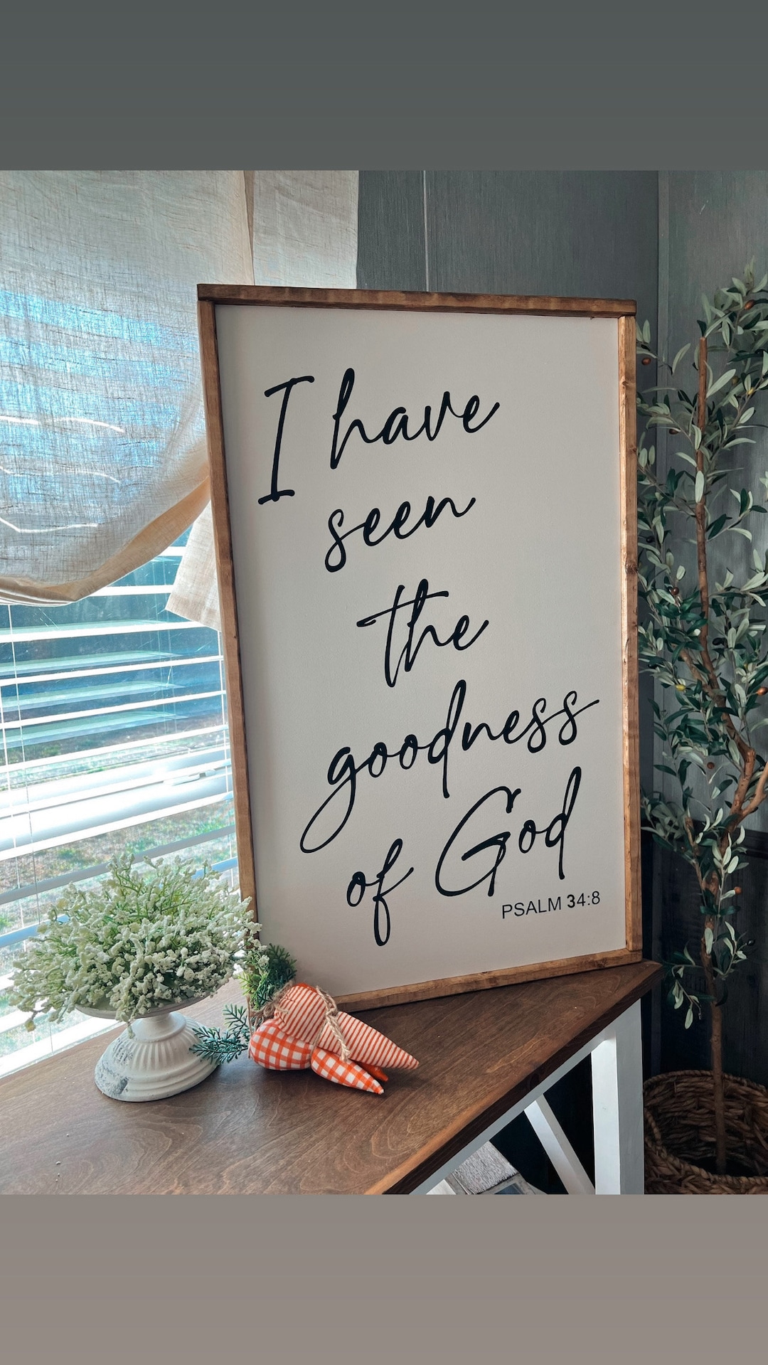 I Have Seen the Goodness of God Psalm 34:8 - Etsy