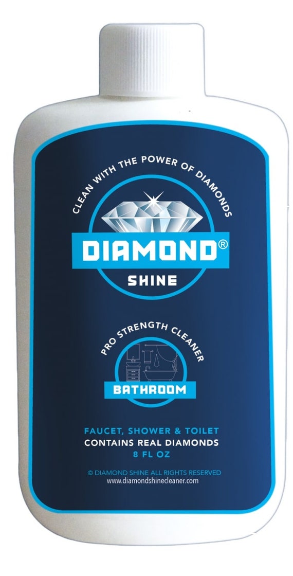 Diamond Shine 10 Oz Professional Bathroom Cleaner Safely Removes Hard Water  Stains and Rust Showers Faucets Doors Toilets Sinks Bathtub -  Israel