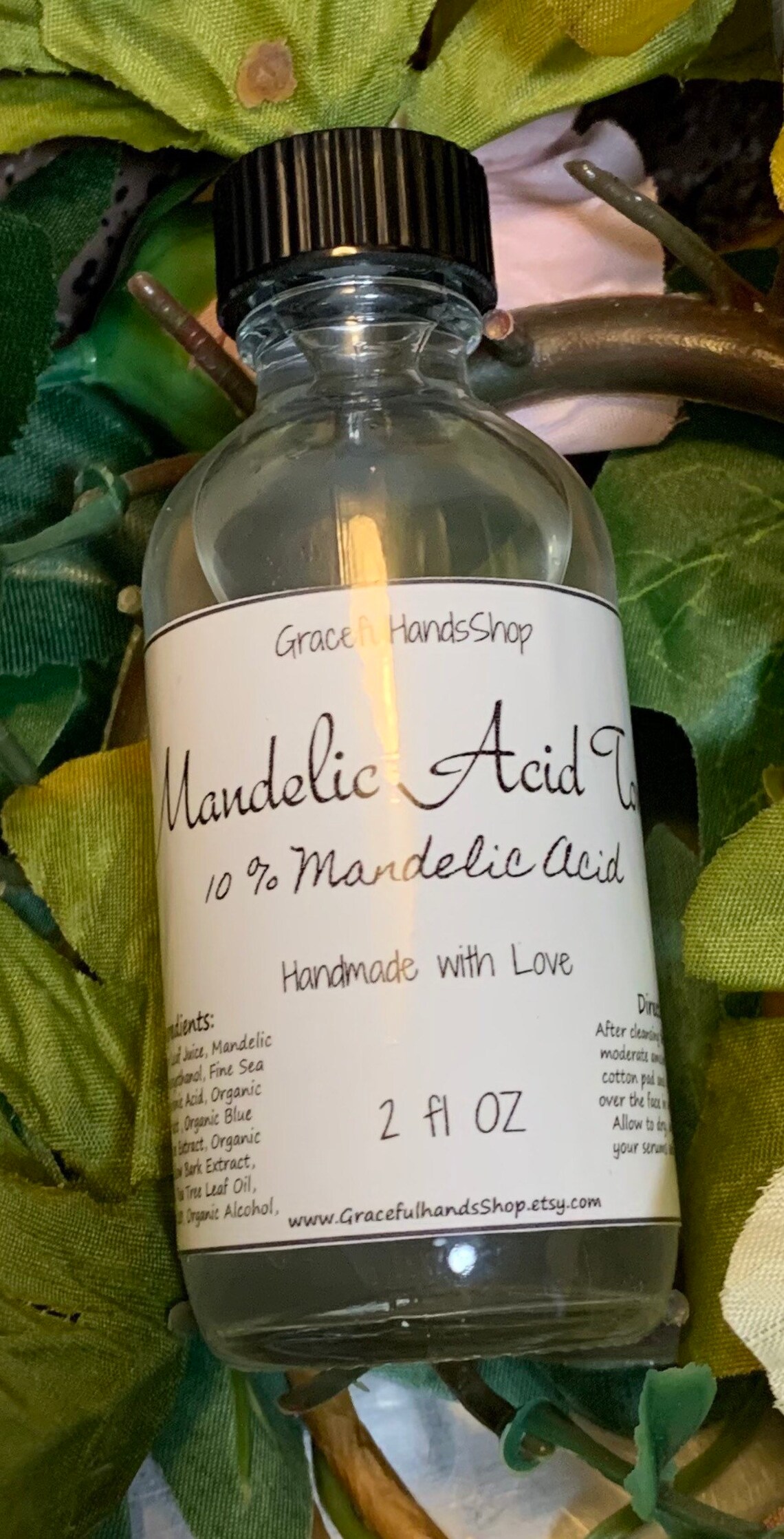 Mandelic Acid Toner / Facial Toner/ Fights/Hyperpigmentation / Etsy