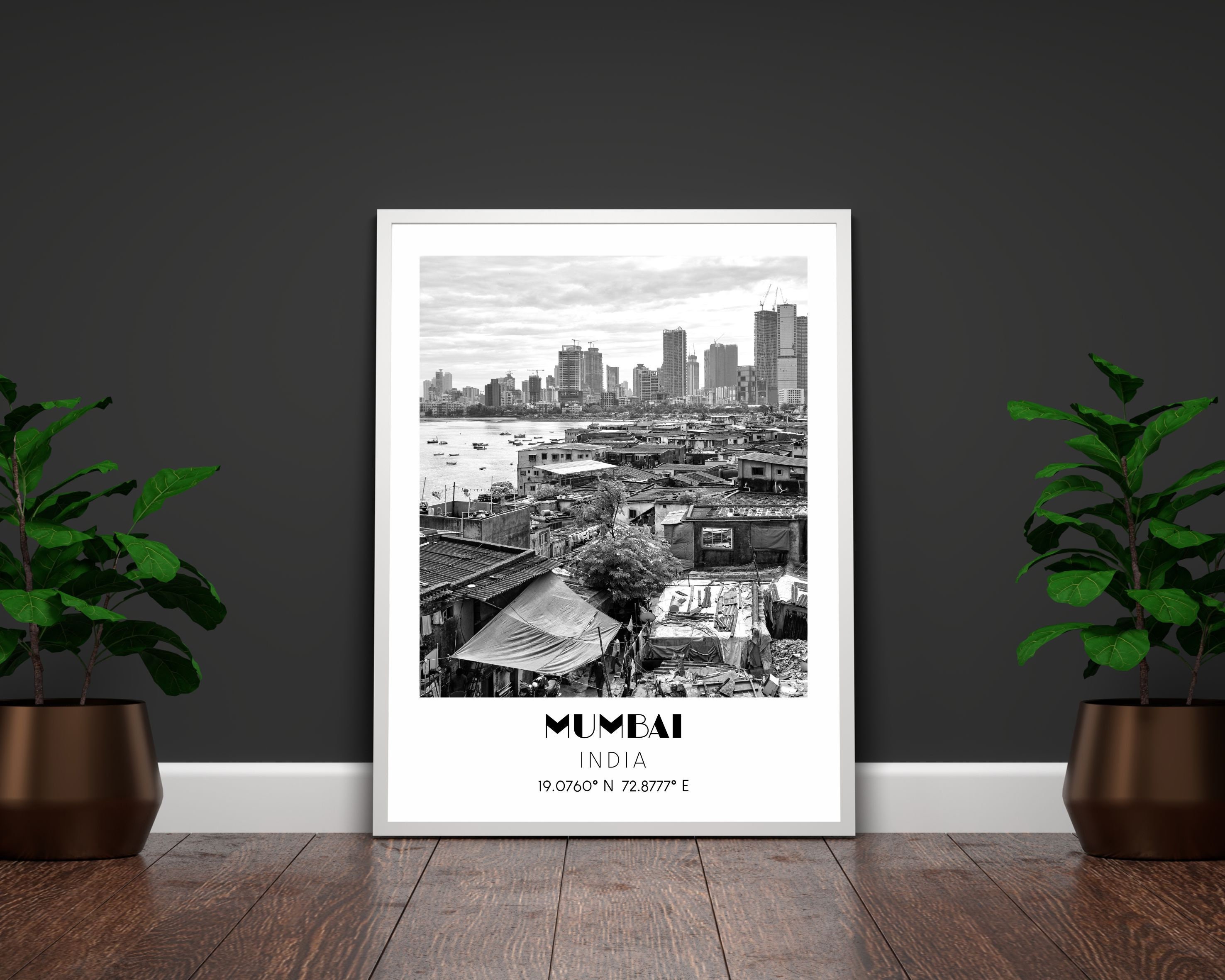 Mumbai Print Mumbai India Poster Mumbai Travel Poster | Etsy