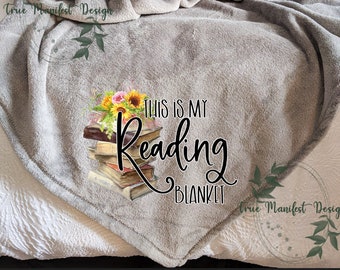 Book Lover Blanket Etsy