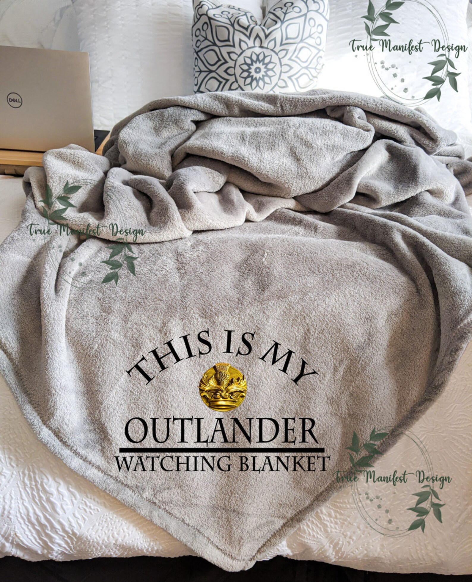 This is My Outlander Watching Blanket Throw Blanket Couch Etsy