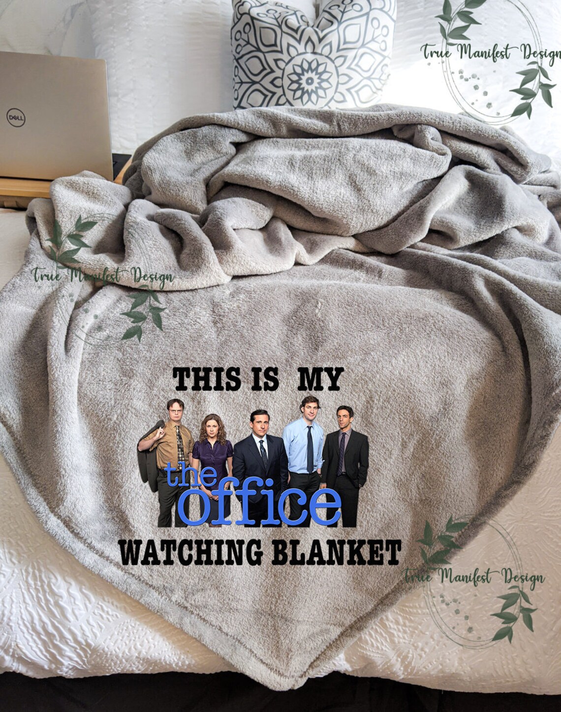 This is My Office Watching Blanket Throw Blanket Couch Etsy