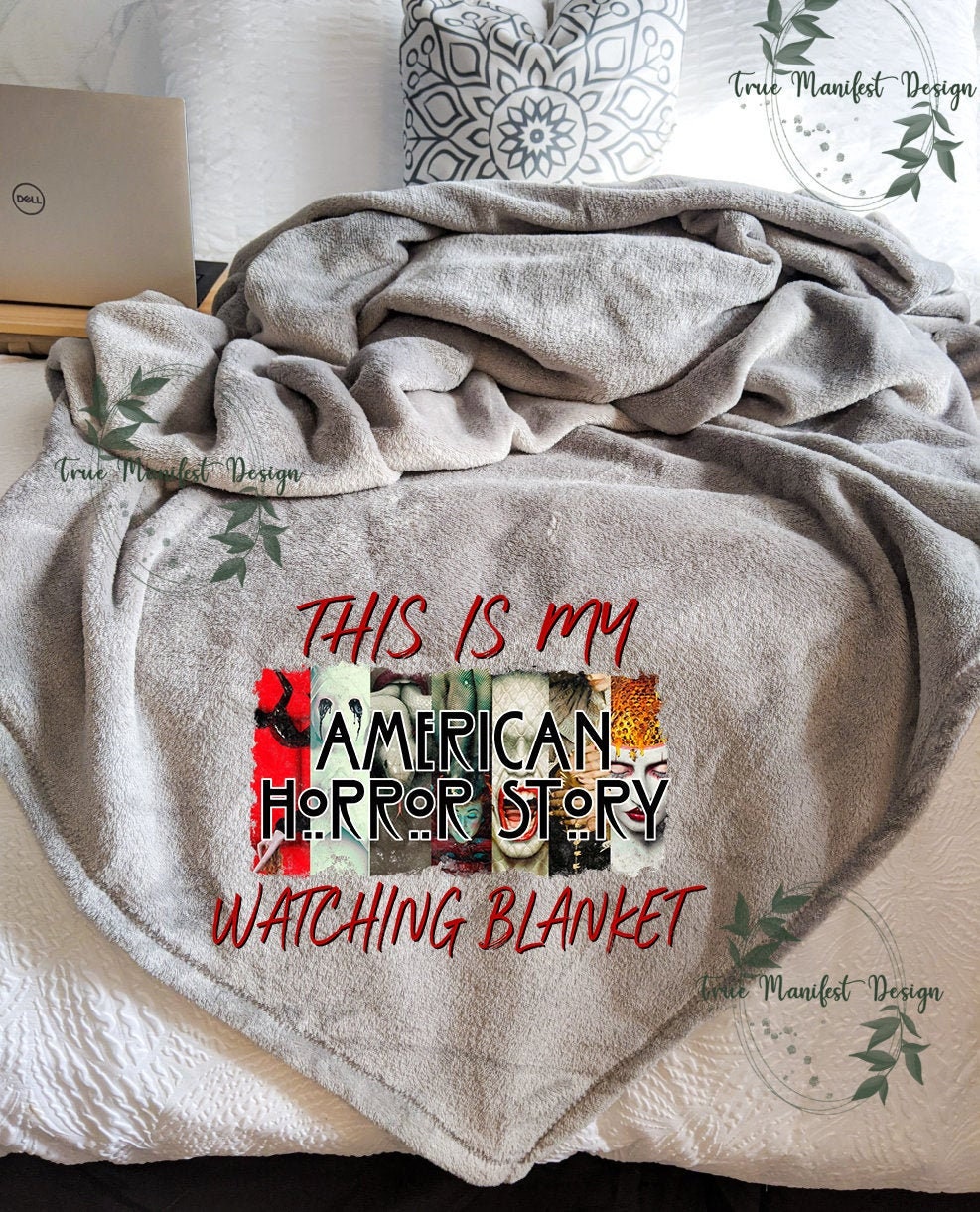 This Is My American Horror Story Watching Blanket Throw Etsy