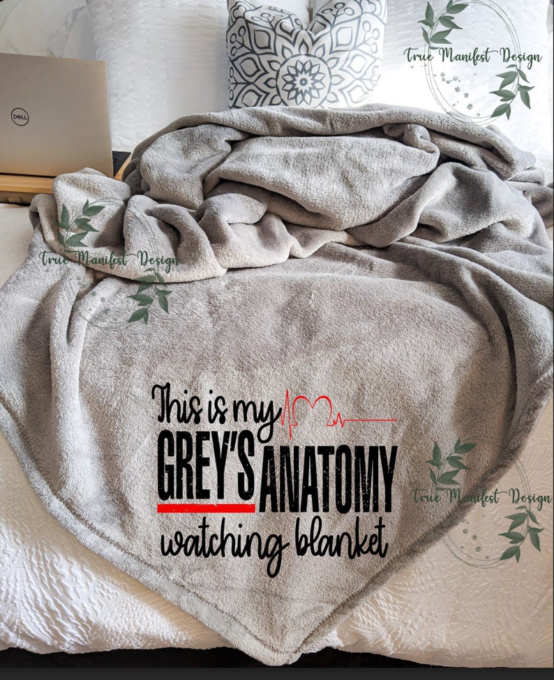 This is My Greys Anatomy Watching Blanket Throw Blanket Etsy