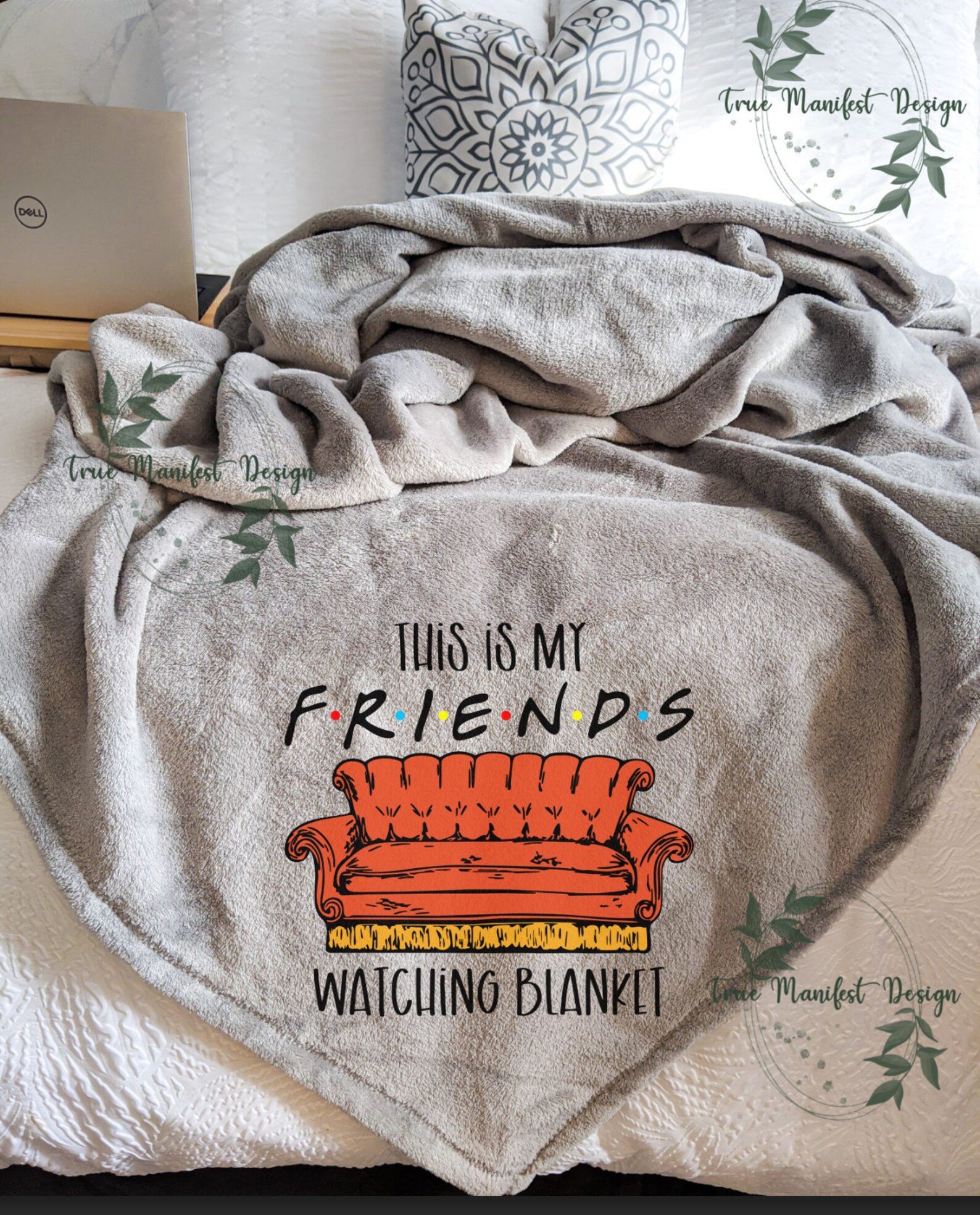 This is My Friends Watching Blanket Throw Blanket Couch Etsy