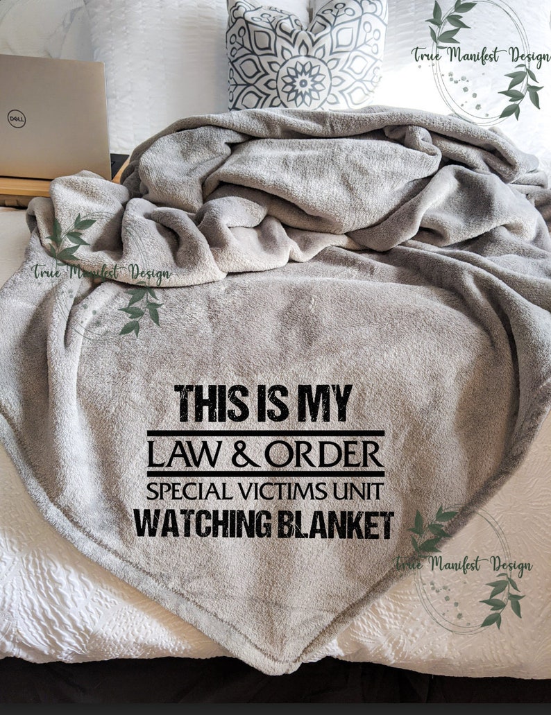 This is My Law & Order Special Victims Unit Watching Blanket Etsy