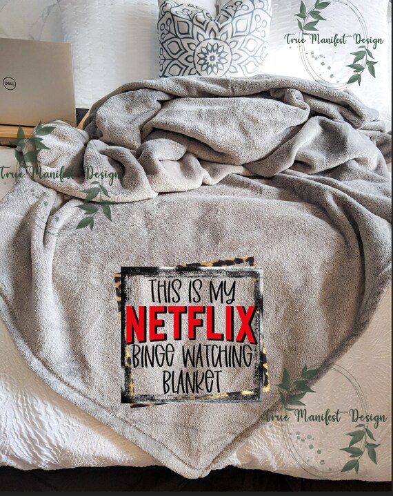 This is My Netflix Binge Watching Blanket Throw Blanket Etsy