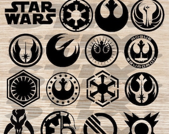 Star Wars Logo Emblem Vinyl Decal