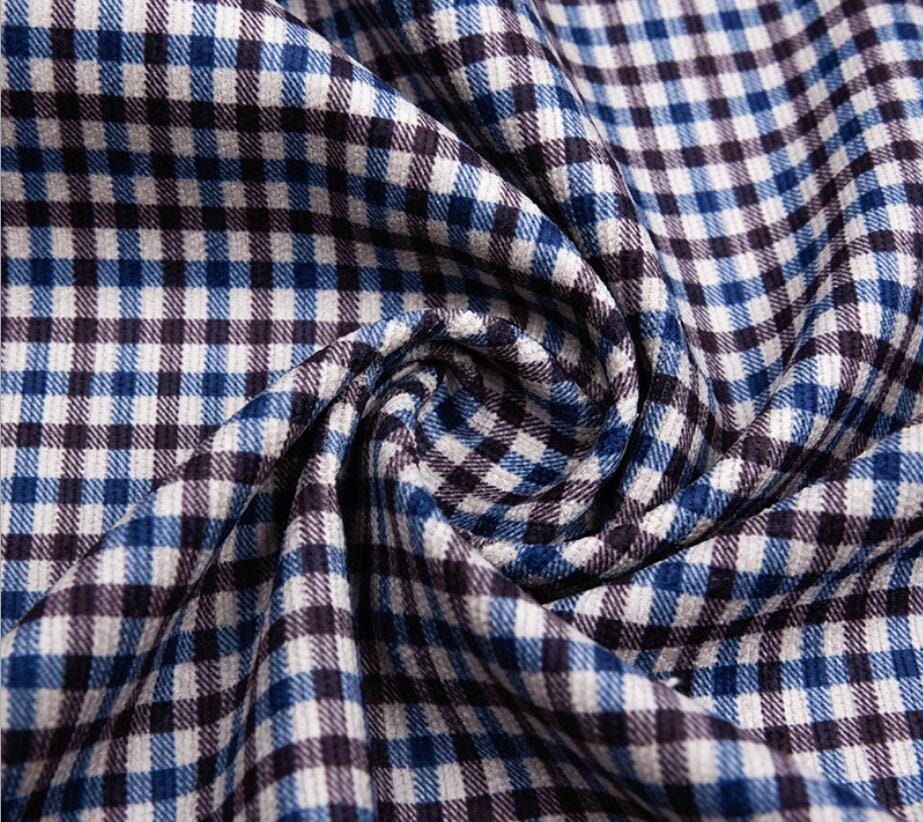 Plaid Corduroy Fabric Corduroy Fabric by the Yard Fabric for Etsy