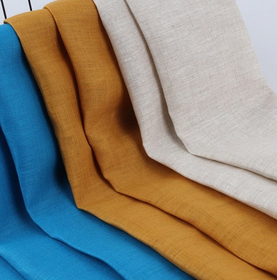 100 Linen Fabric by the Yard Linen Fabric for Clothes Etsy