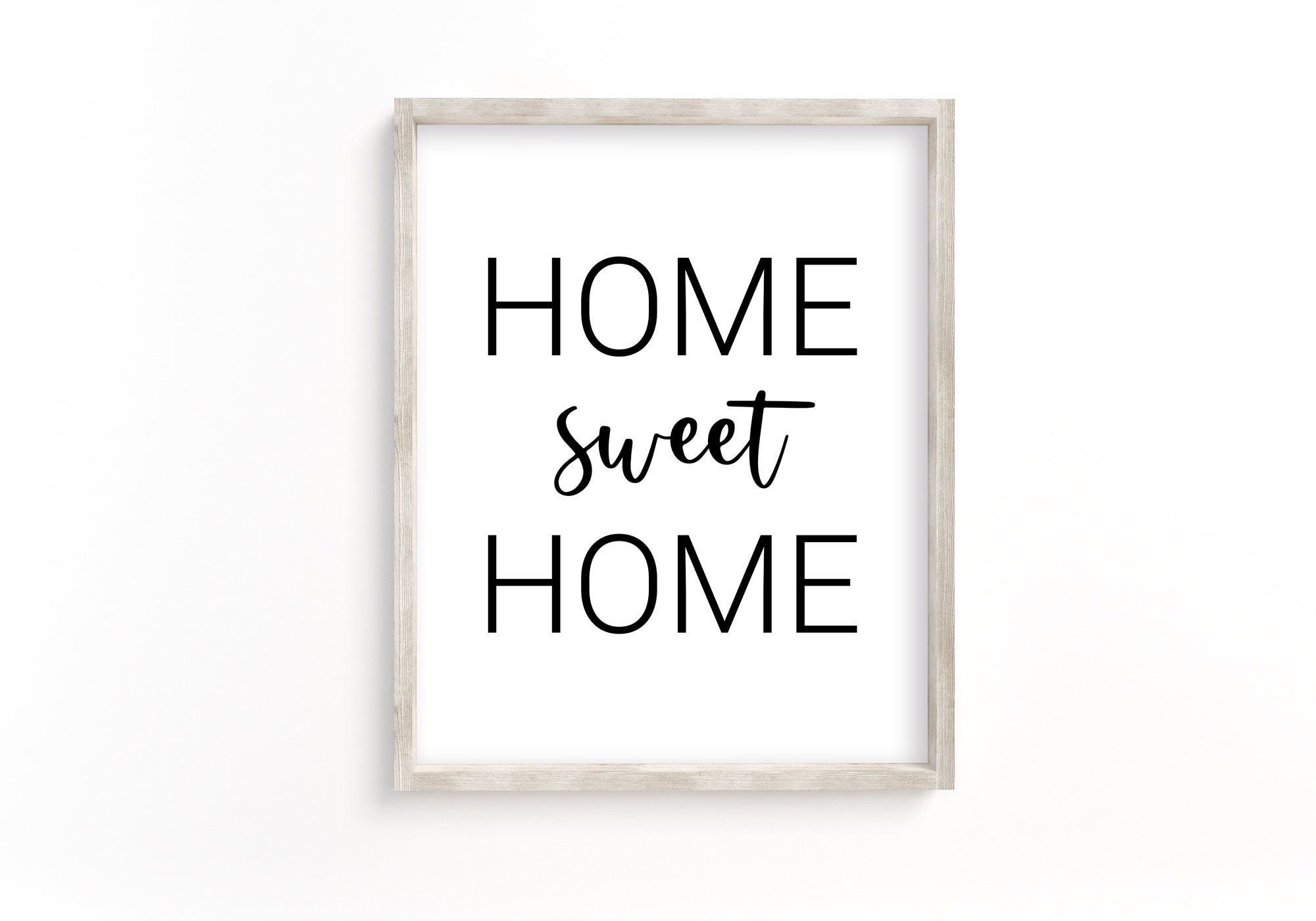 Home Sweet Home Printable Wall Art. Farmhouse Style Sign. - Etsy