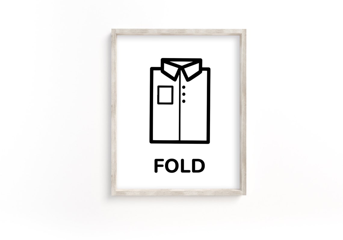 Wash Dry Fold Repeat Set of 4 Printables Laundry Room - Etsy