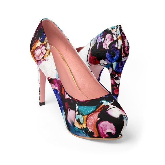 funky platform heels