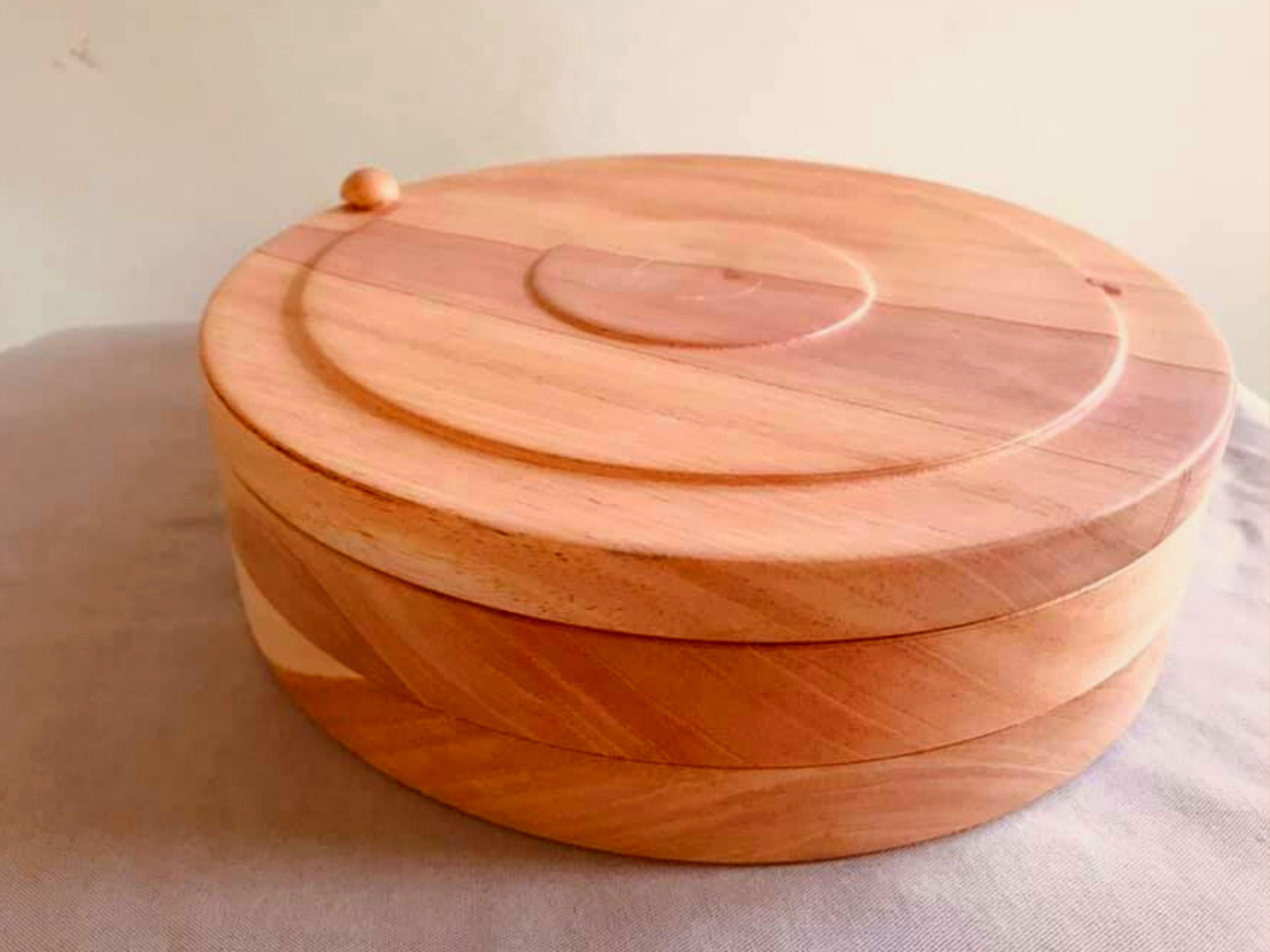 Handmade Spice Box Wooden Jar Kitchen Food Storage Eco Etsy