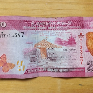 Geldschein Sri Lanka seltene Geldscheine | Ceylon Geld | KOSTENLOSER VERSAND - kaufe 01 andere Geldscheine GRATIS