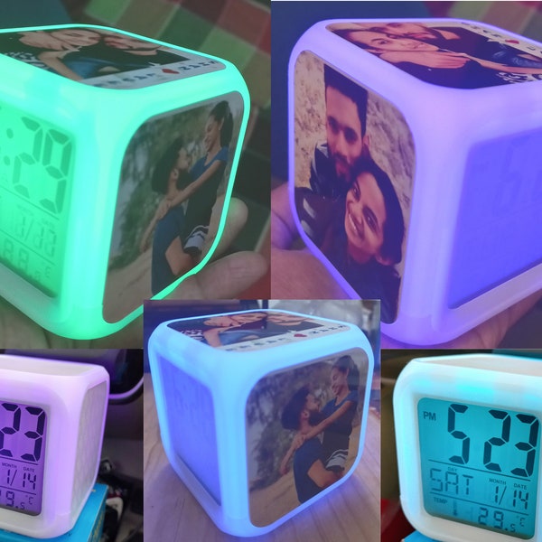 Sublimation Alarm Clock Etsy