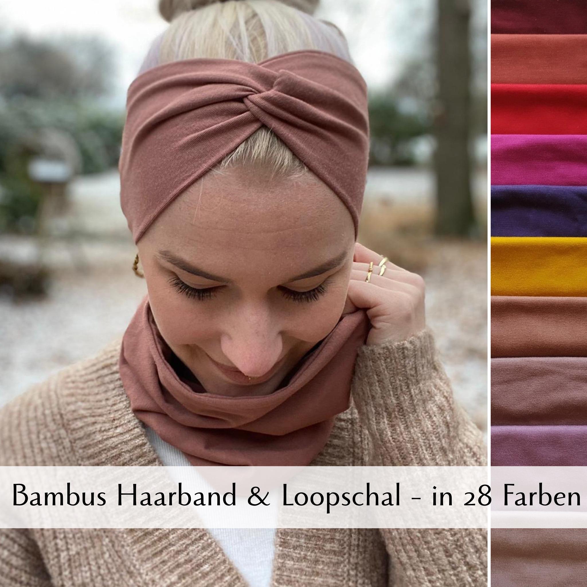 FRCOLOR Wickelhaarbänder 3er-Set – Elastisch, In Rot, Weiß & Schwarz