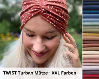 TWIST Turban Hat, custom-made in many colors, Chemo Cap, Sun Hat, Made to Measure, Alopecia Hair Loss, Headscarf, Item No. 11549768