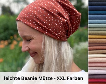 Beanie hat in many colors, single-layer chemo hat, night hat, hair problems hat, transitional hat, lightweight summer hat, item no. 1752664139