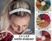 NEW Sailor knot hairband, sailor knot, XXL COLOR SELECTION, custom made for your head, braided hairband, hairband