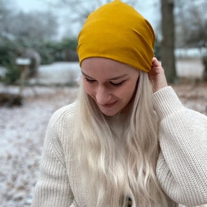 Chapeau de bonnet slouchy en bambou monocouche, alopécie, perte de cheveux, bonnet de chimio, chapeau de soleil, bonnet de sommeil, bonnet de nuit, sur mesure, chapeau de transition image 8