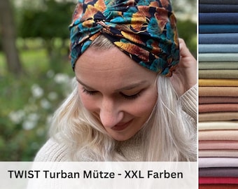 TWIST Turban Hat, custom-made in many colors, Chemo Cap, Sun Hat, Made to Measure, Alopecia Hair Loss, Headscarf, Item No. 11549768