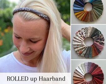 ROLLED Up  Haarband in 100 Farben, Workout Haarreifen, Haarkranz, Braided Headband, unisex, Multifunktional, Maßanfertigung