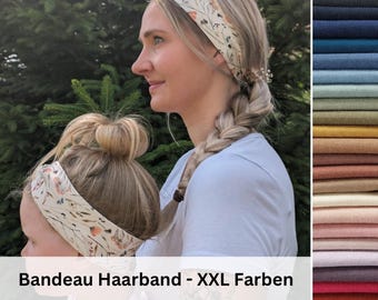 Slim bandeau headband in many colors, custom-made, 2 wearing options, unisex, sports/leisure headband, item no. 1023863230