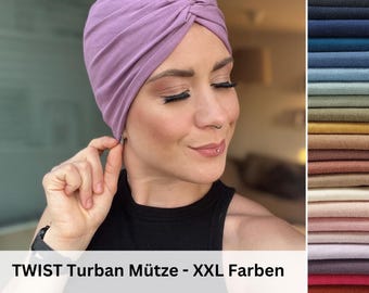 TWIST Turban Hat, custom-made in many colors, Chemo Cap, Sun Hat, Made to Measure, Alopecia Hair Loss, Headscarf, Item No. 11549768