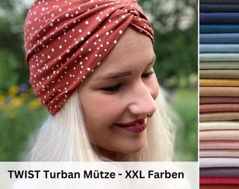 TWIST Turban Hat, custom-made in many colors, Chemo Cap, Sun Hat, Made to Measure, Alopecia Hair Loss, Headscarf, Item No. 11549768